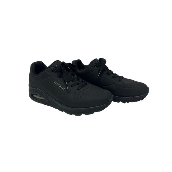 Skechers Women’s Uno - Stand on Air Sneakers, Black, Size 9 - Picture 2 of 10